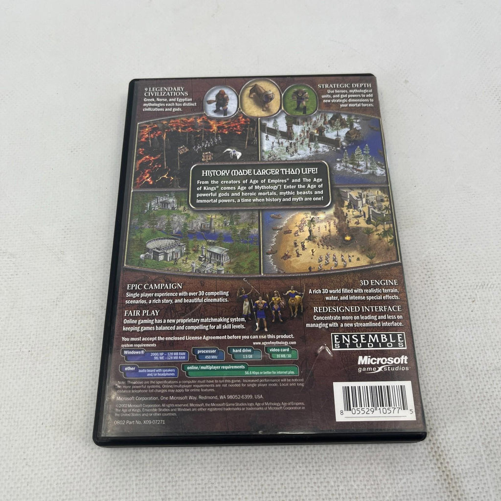 Age of Mythology Gold Edition for PC Complete with Manual