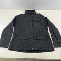 Crane Wax Jacket in Black Waxed Cotton Women's UK size Medium