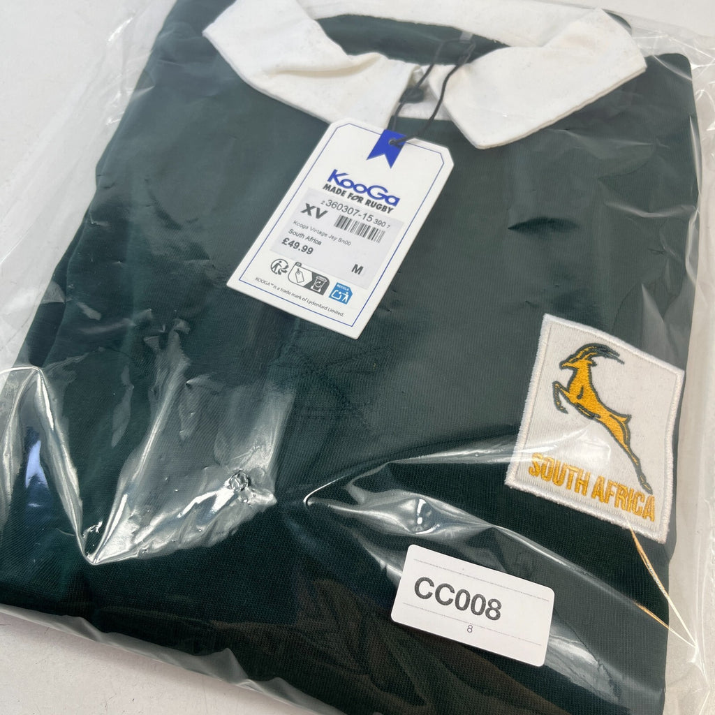 Kooga South Africa Springbok Rugby Jersey Shirt Vintage Style size Medium - New