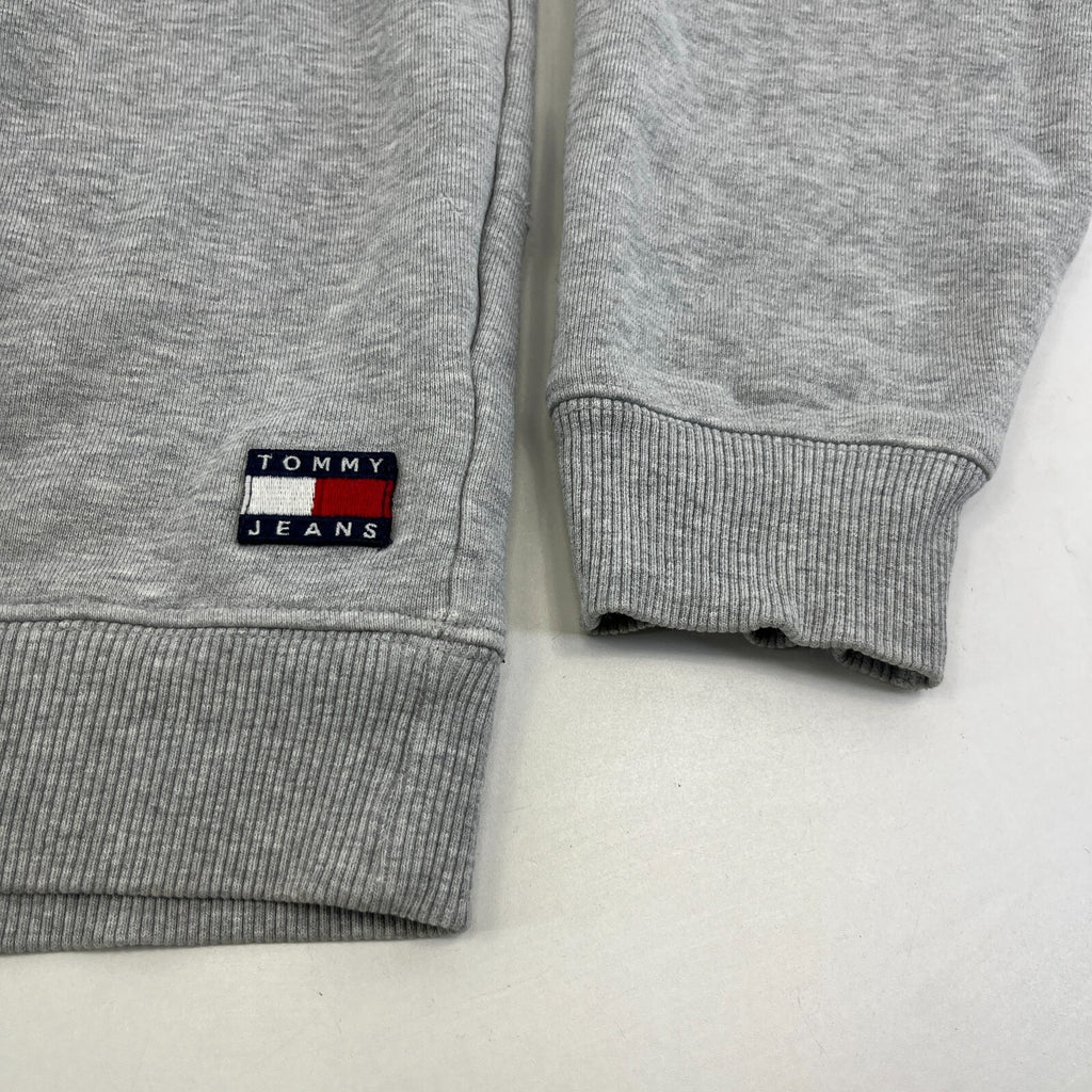 Tommy Jeans Men's Reverse Weave Sweatshirt in Grey Crew Neck size Medium
