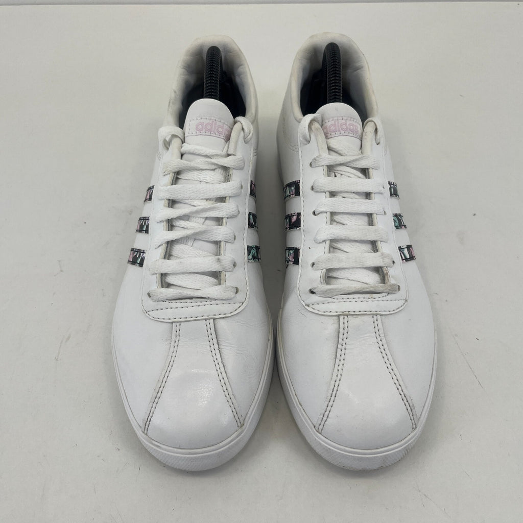 Adidas Ortholite Float Ladies White Trainers with Floral Stripes size UK 8 EU 42