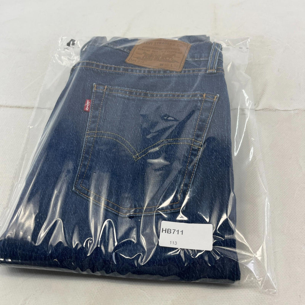 Levi's 510 Premium Big E Jeans W30" L32" Mid Blue Denim Slim Stretch