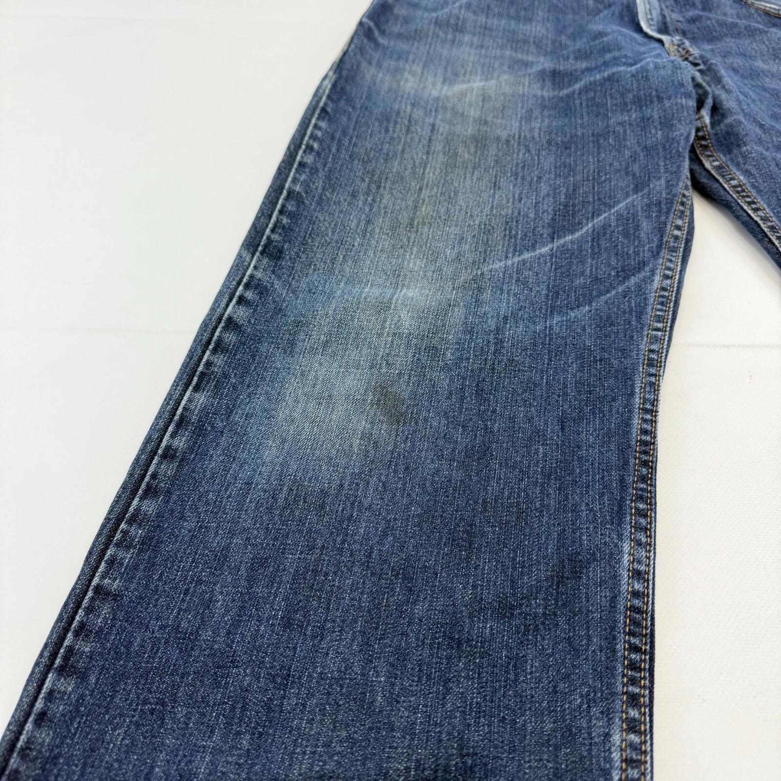 Vintage Levi's 505 Straight Jeans Men's W36" L30" Blue Denim Levi Strauss