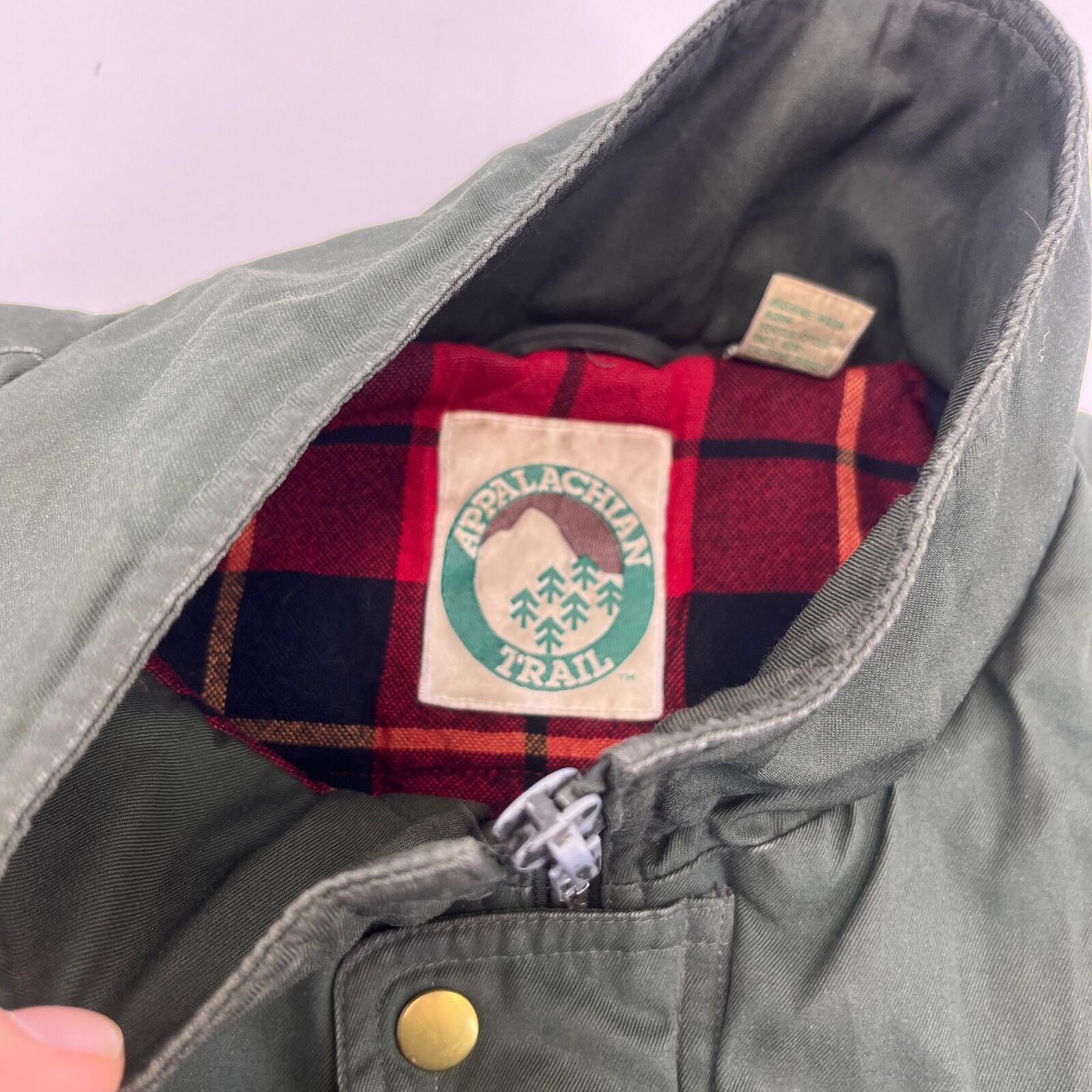 Appalachian Trail Quilted Waistcoat Gilet Vest Green Fishing size S