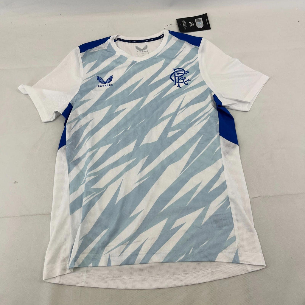 Rangers FC Team Football Club Kids Matchday Shirt size Junior XL White/Blue
