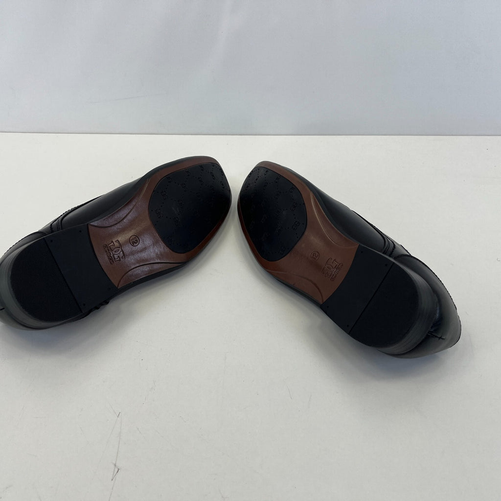 Giorgio Men's Leather Oxford Shoes in Black size 12 - New Formal Dress