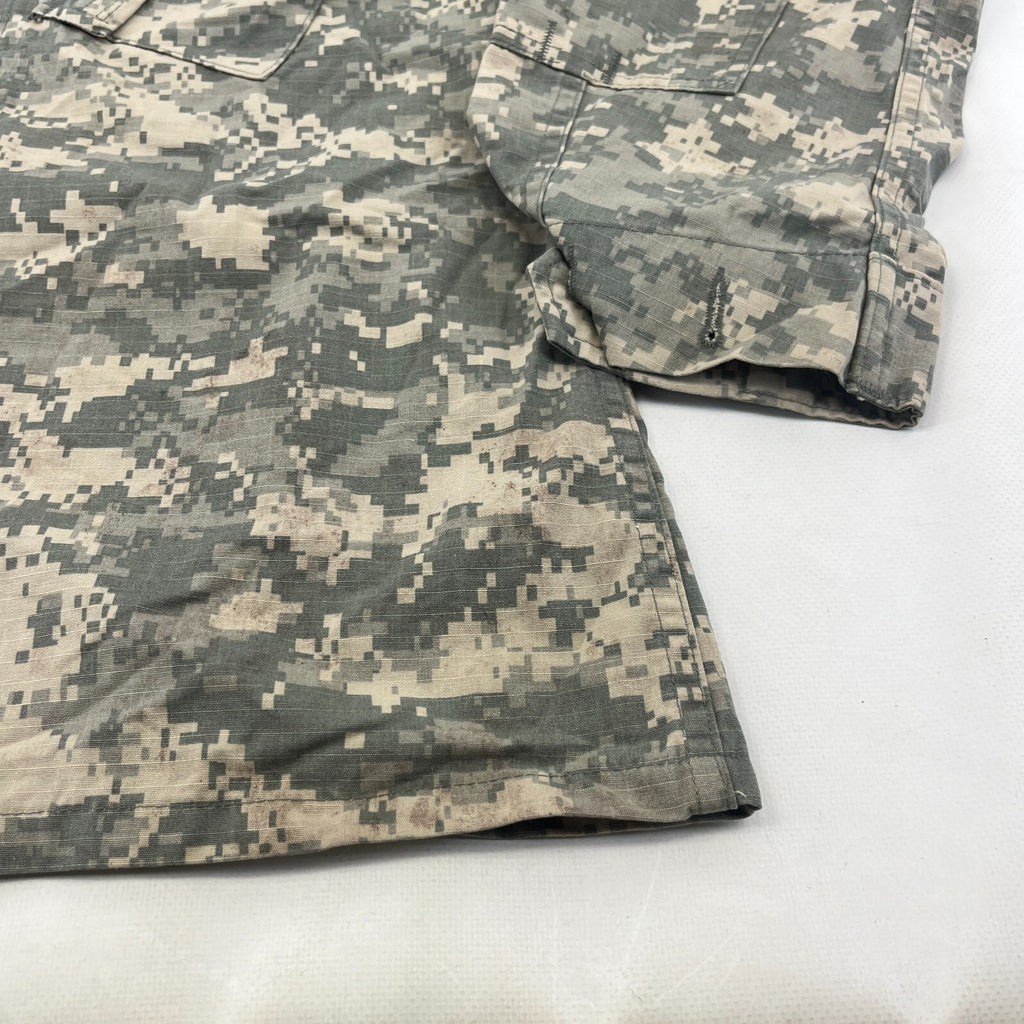 US Army Digital Camo Hot Weather Combat Jacket Ripstop US size Small-Reg - UK M