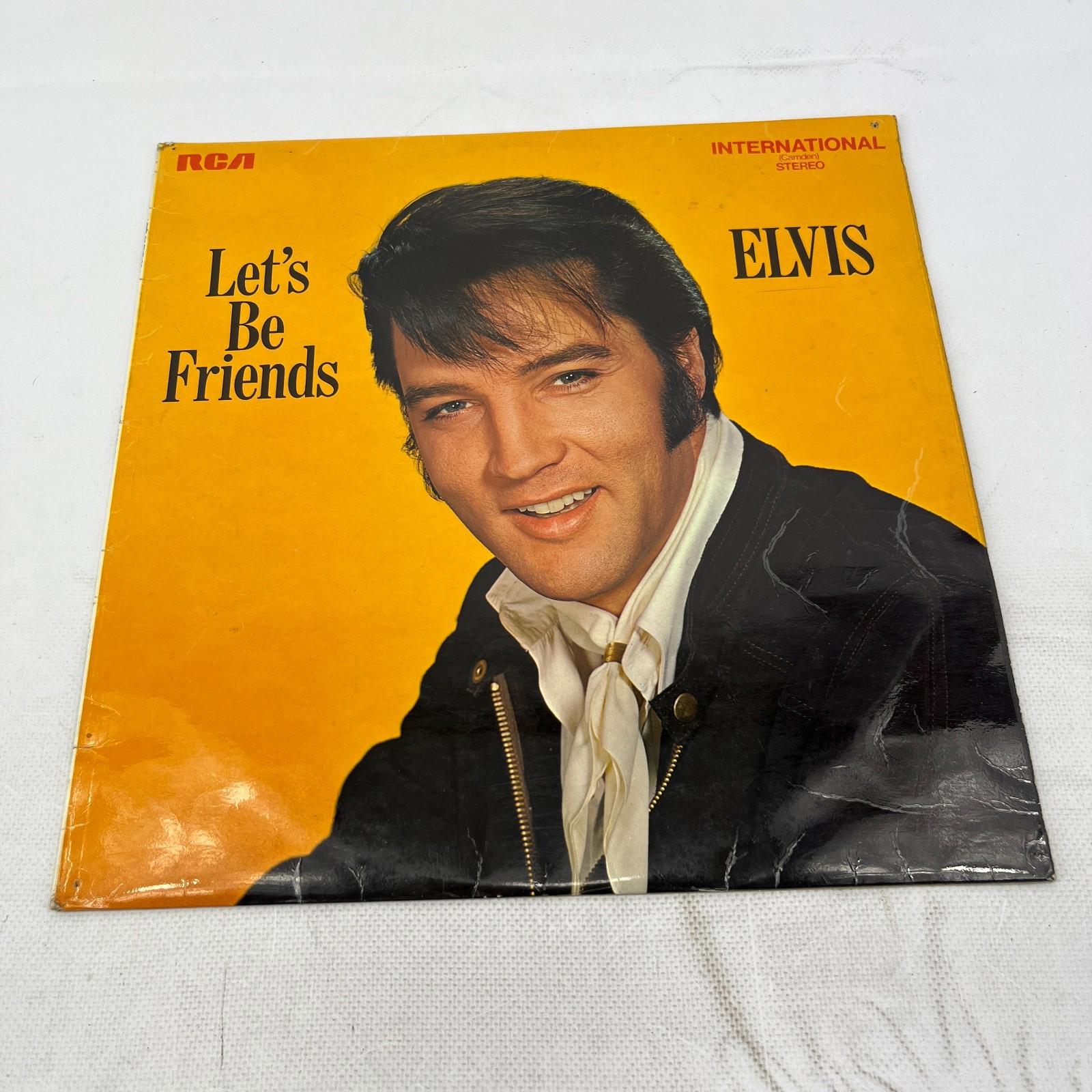Elvis Let's Be Friends 1970 RCA Camden 12" Vinyl LP Stereo Album