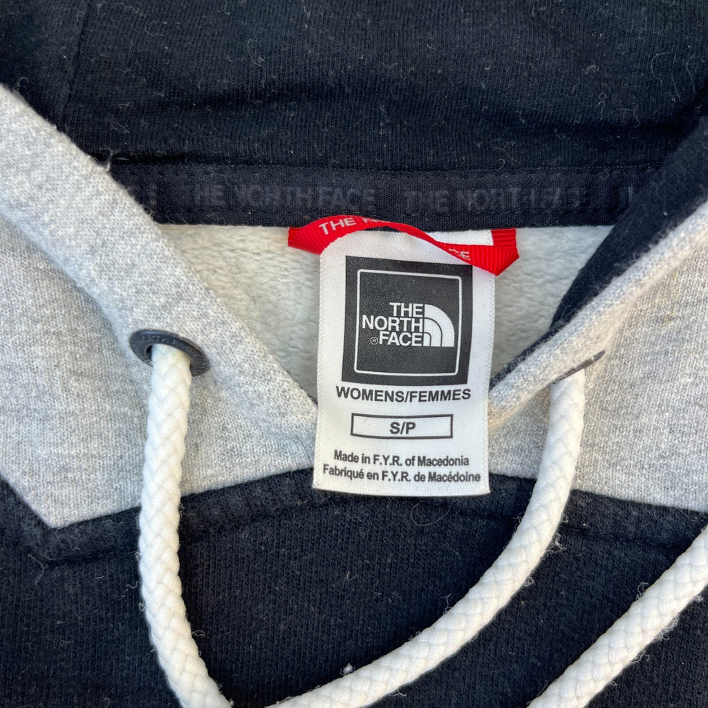 The North Face Women’s Cropped Hoodie in Grey & Black size Small