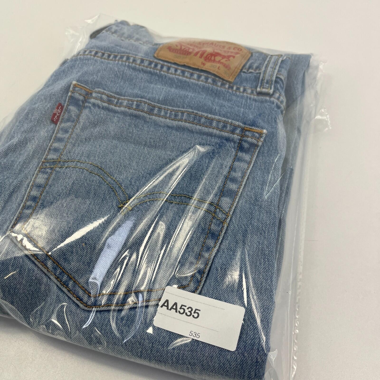 Levi's 502 Tapered Regular Stretch Denim Jeans in Blue Men's Size W30" L30"