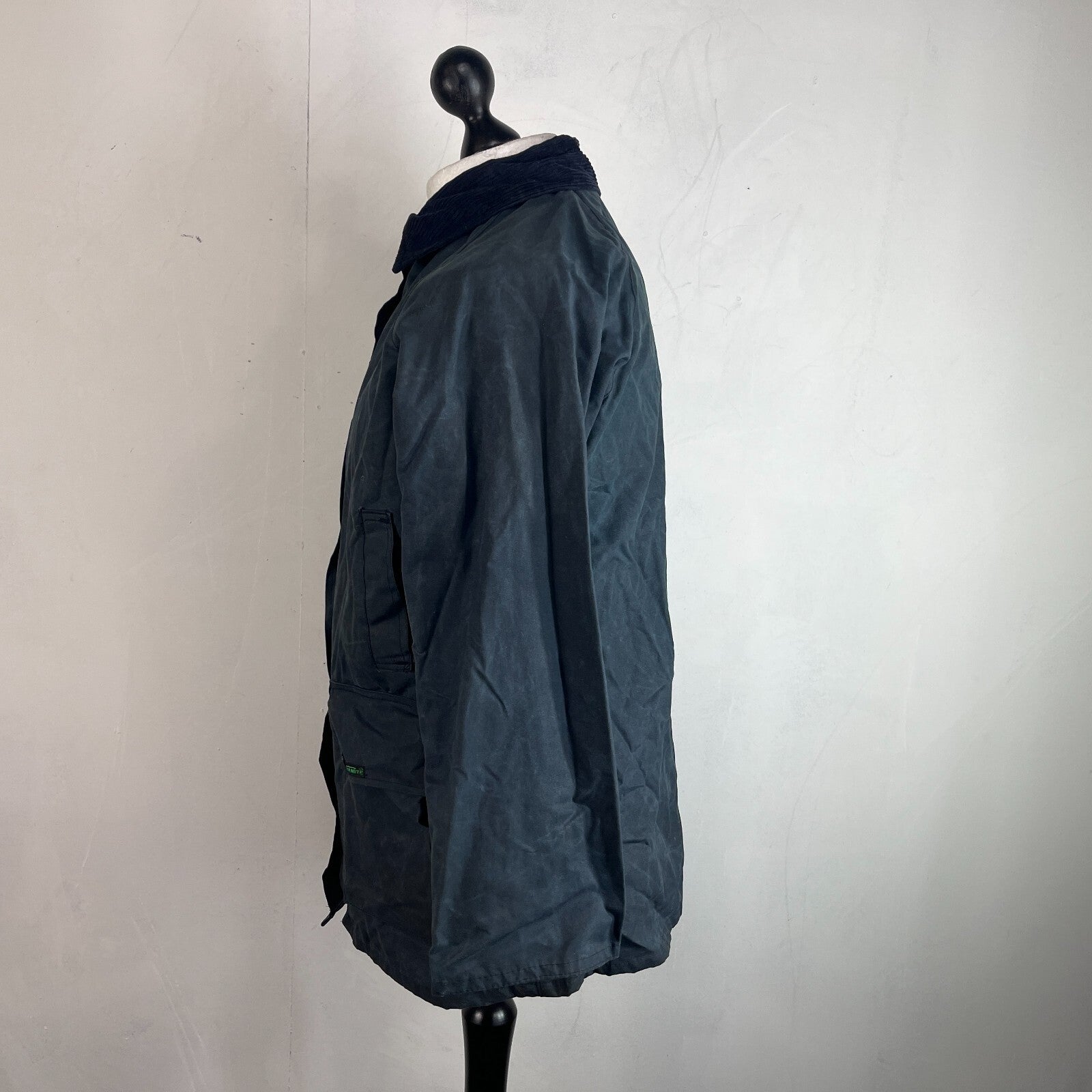 Stormtite Super Hunter Women's Wax Jacket  in Navy Blue UK size 14