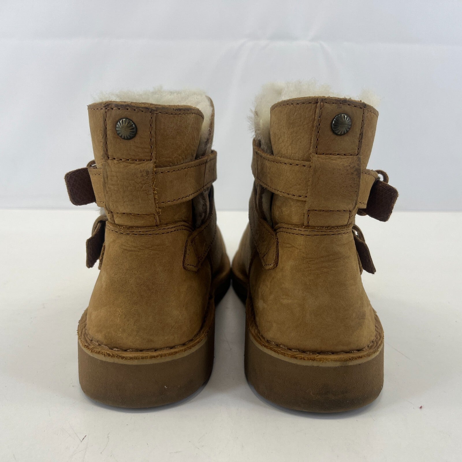Ugg Aliso Women's Ankle Boots Tan Suede Leather size UK 8 EU 41 Model 1014623
