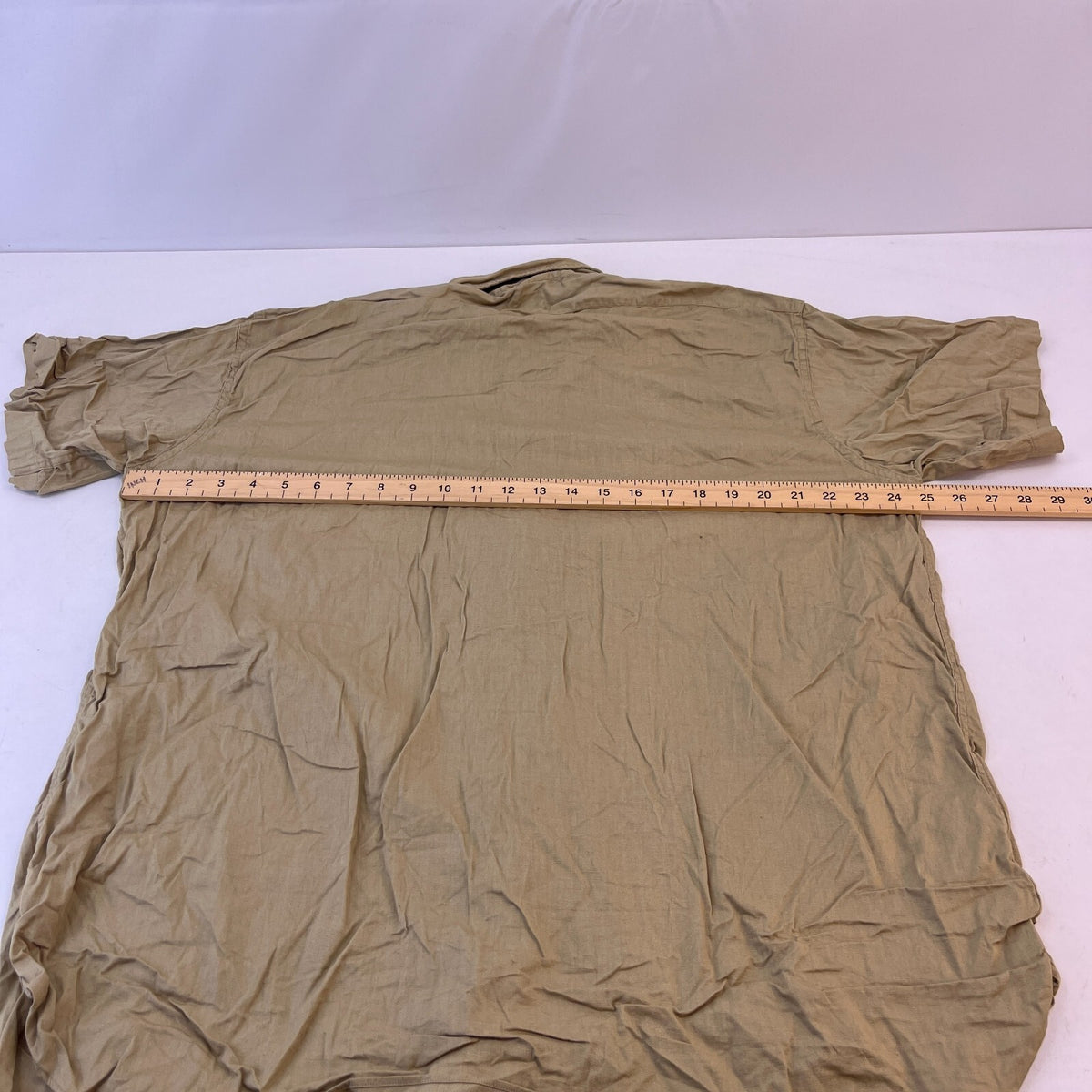 Vintage Elbeco USMC Marines Workwear Twill Shirt Short Sleeve US Military XL
