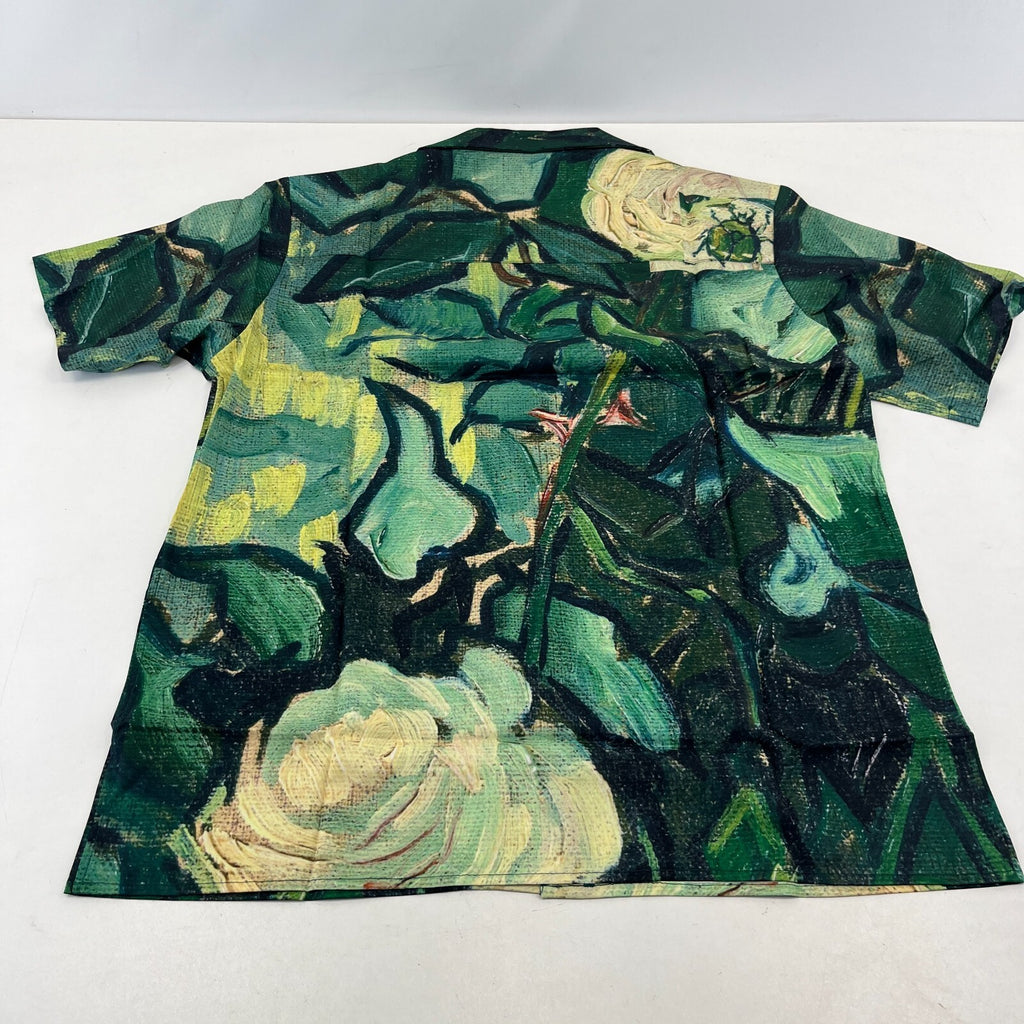 Gloomy Bear AOP Short Sleeve Shirt Forest Jungle Print size S - Sh*te Shirt