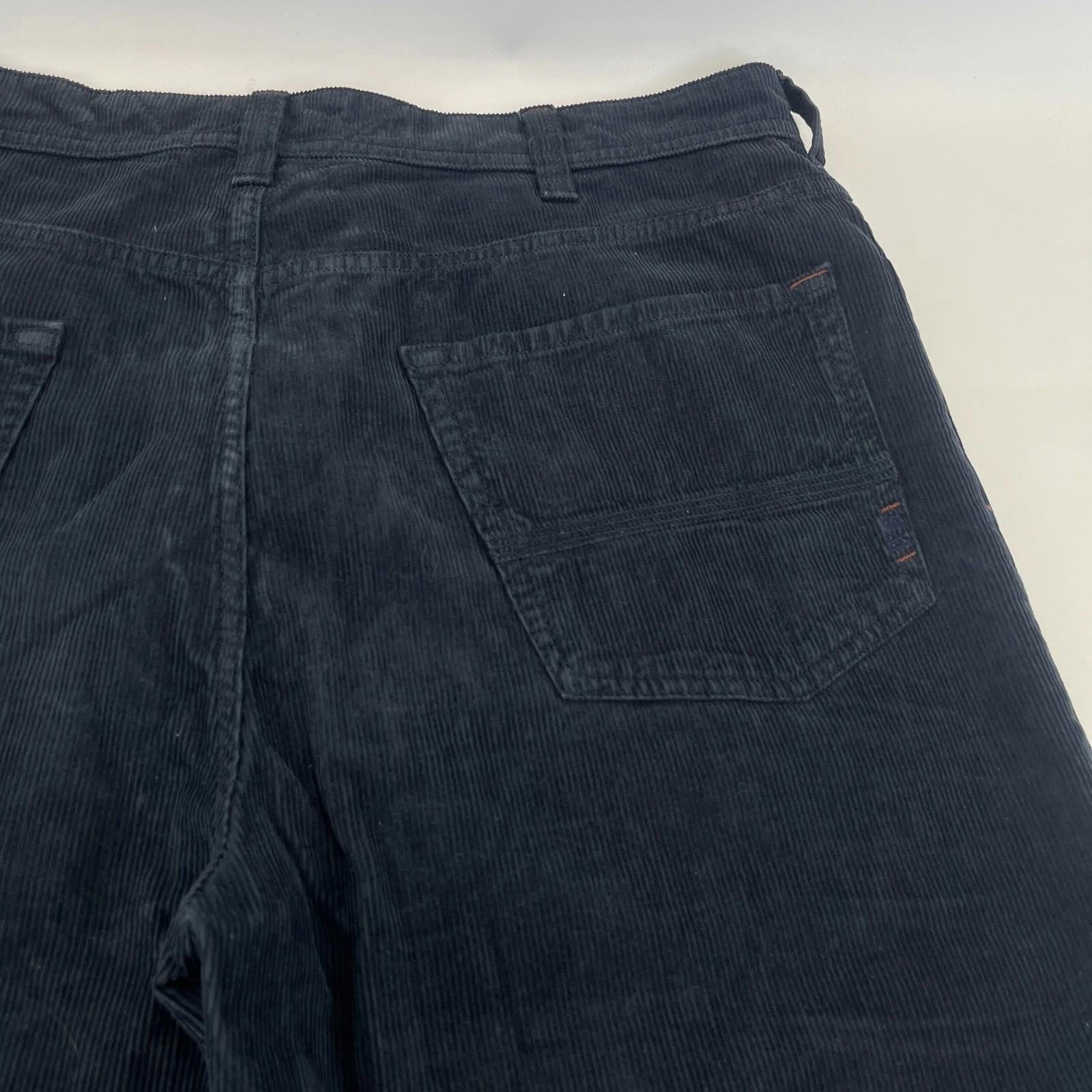 White Stuff Men's Corduroy Trousers/Jeans Straight Leg Dark Blue size 34R