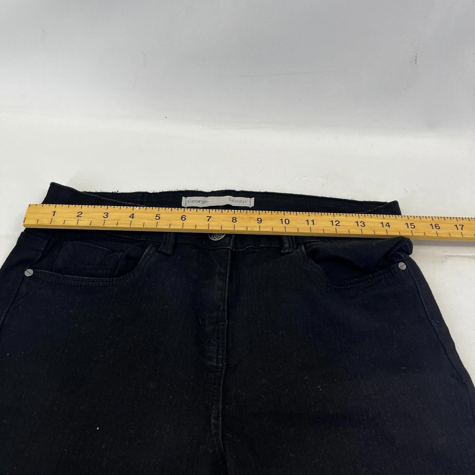 Ladies Skinny Fit Jeans UK size 12 in Black by George at Asda - NWOT
