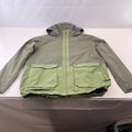 TOG24 Mens Waterproof Hiking Jacket with Stow Hood size 2XL Green Coat Outdoor