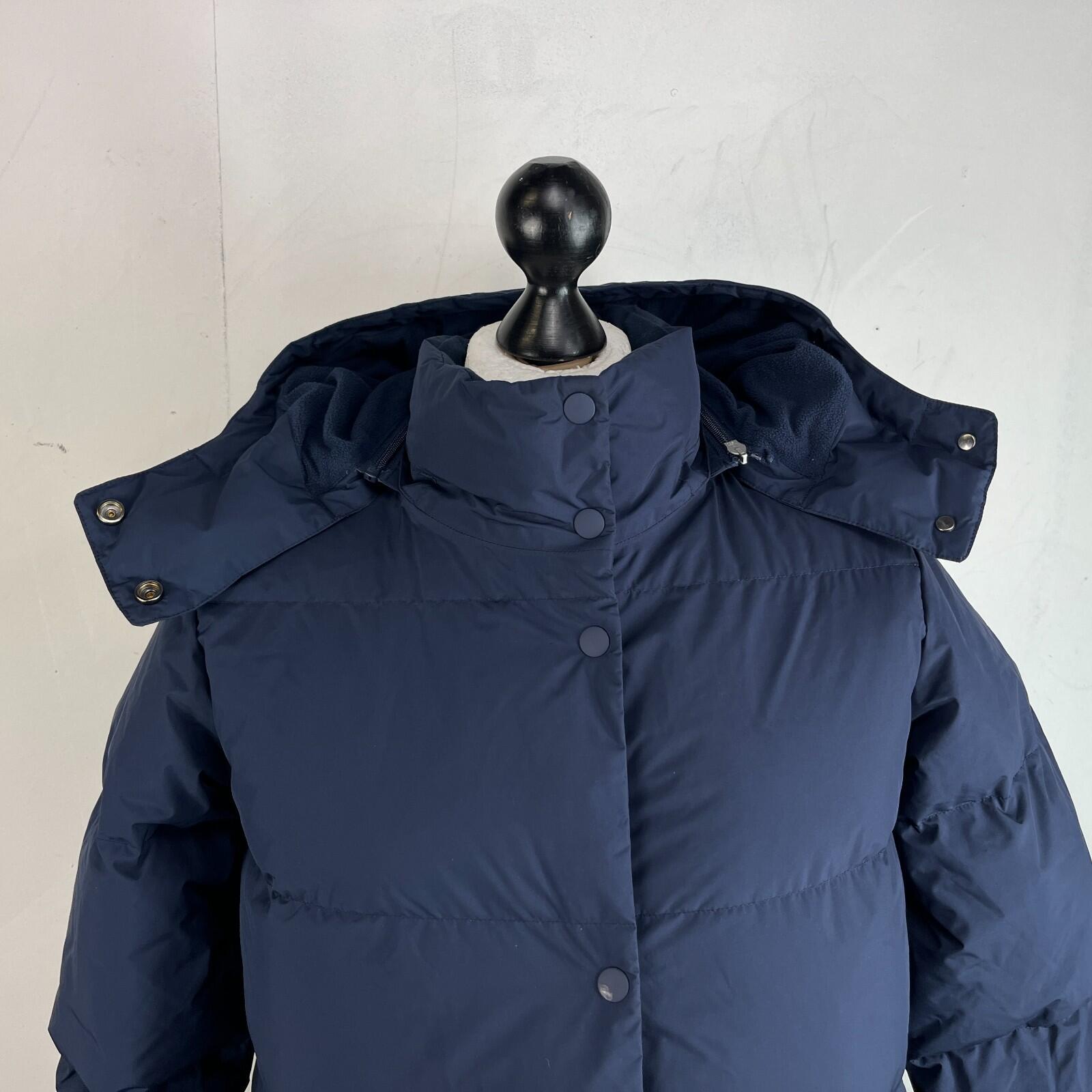 Sweaty Betty Nimbus Mid Waterproof Puffer Coat size XS Navy Blue - Near Mint