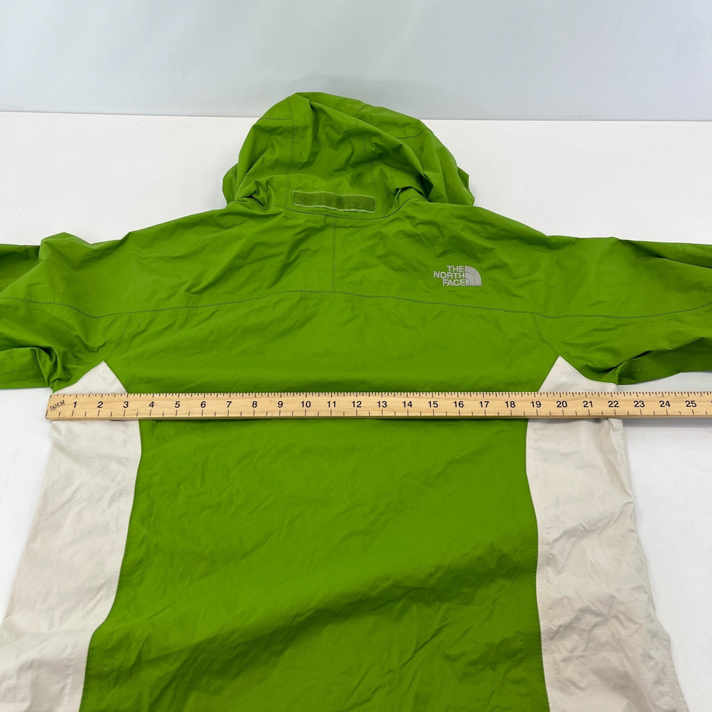 North Face Jacket Women's Medium Green Hyvent Windbreaker Hood Rain Coat Lady