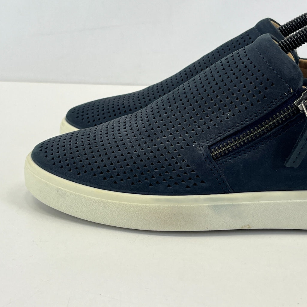 Hotter Daisy Women's Navy Blue Nubuck Perforated Slip On Comfort Shoe UK 5.5 STD