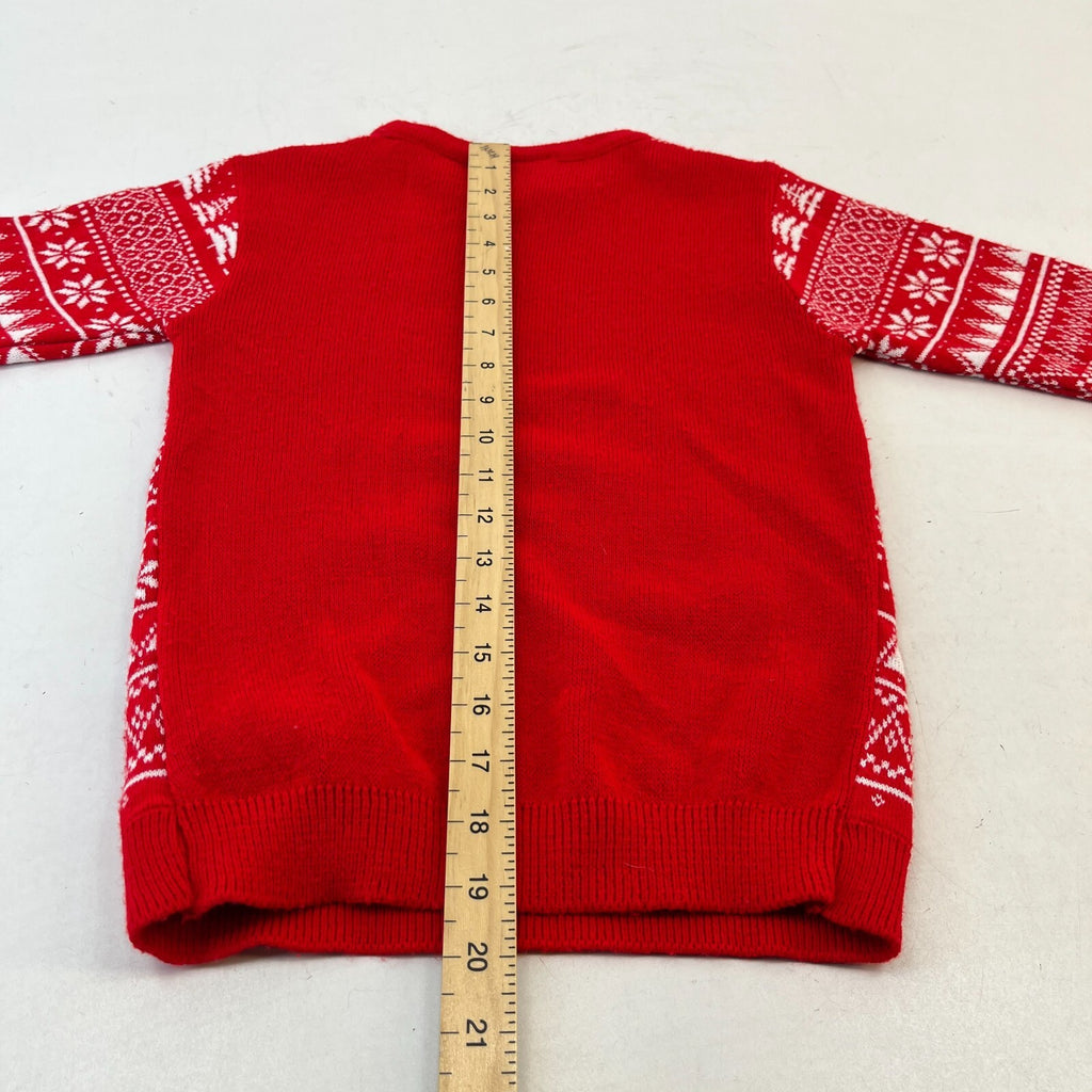 Sheffield United Kids Christmas Jumper Red size 7-8 years