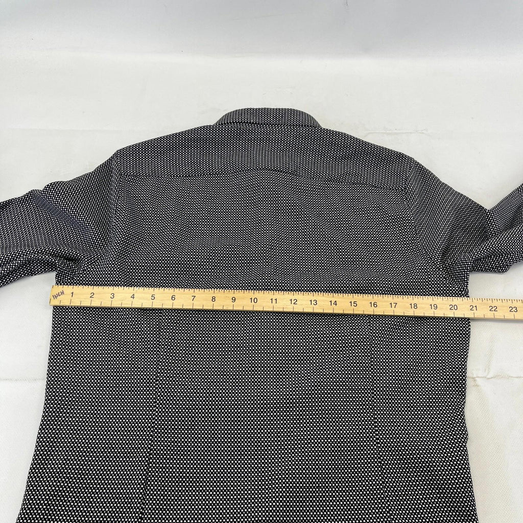 Ted Baker Men's Vintage Thick Heavy Black & White Shirt Mens Size 4