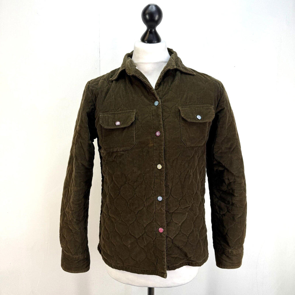 Joules Dog Lover Corduroy Jacket Chocolate Brown UK Women's size 10