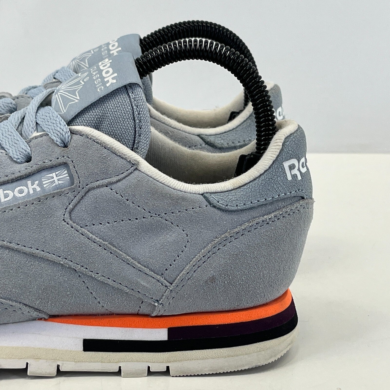 Reebok Classic Women's Trainers Grey Suede Leather Lace Up size UK 4.5 EU 37.5
