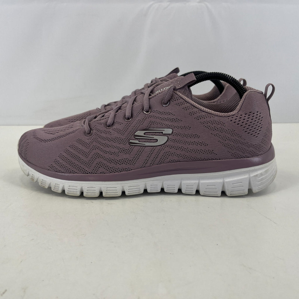 Skechers Graceful Get Connected Trainers Women's Lavender Lilac Purple size 8