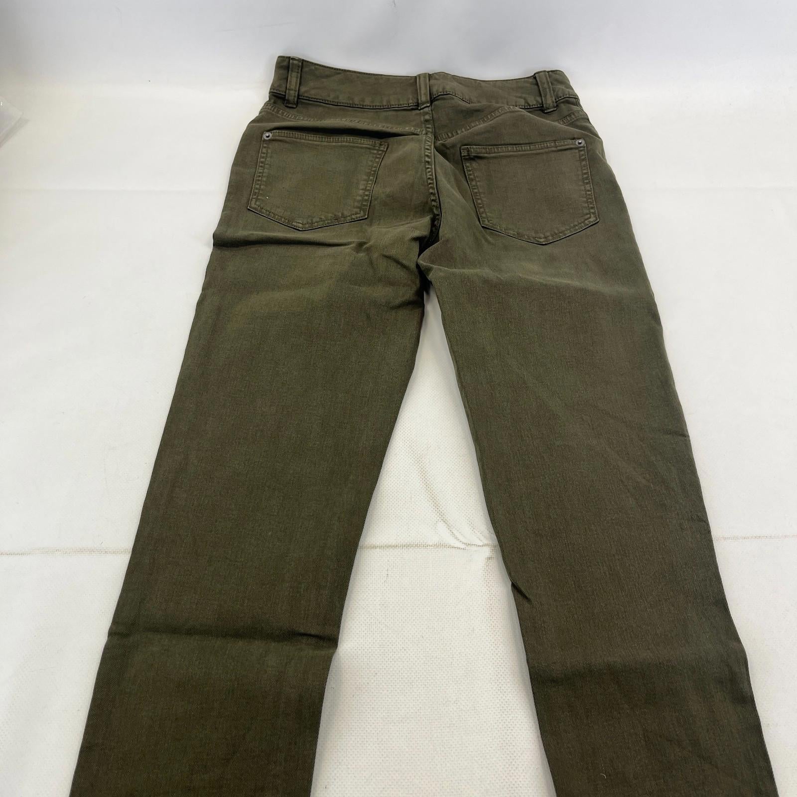 Marks & Spencer Khaki Green Super Skinny Jeans UK Women's size 10L - NWOT