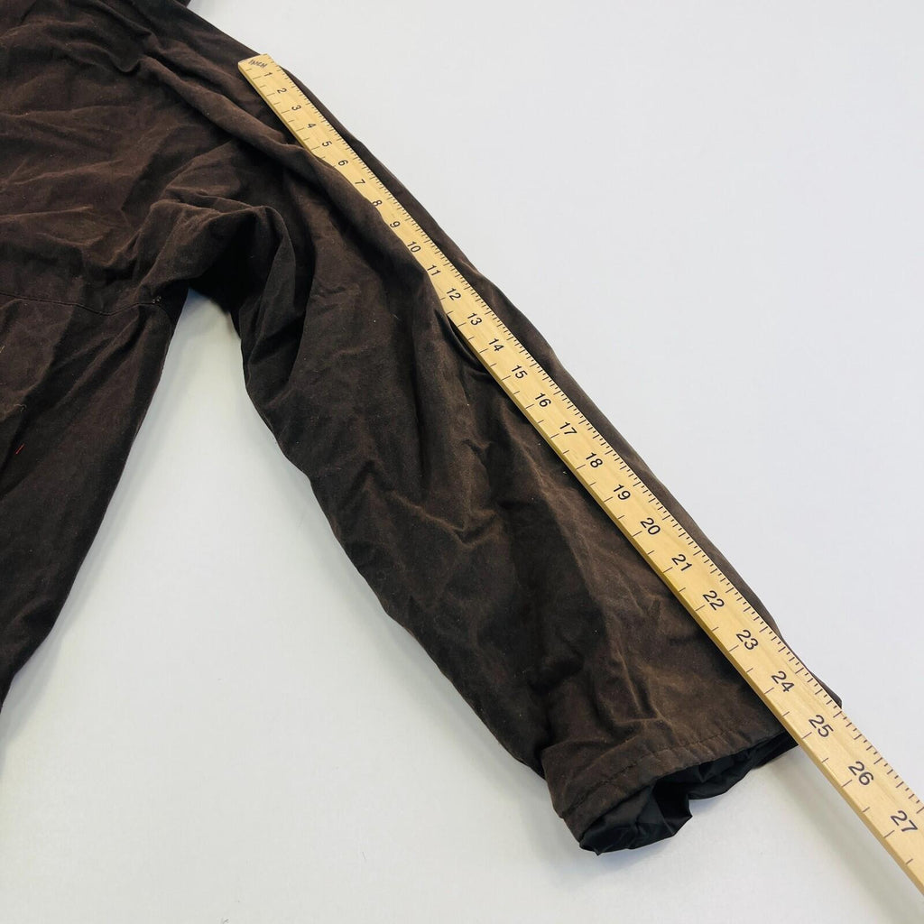 Everdeen Squire Women’s Brown Waxed Cotton Jacket with Hood size XL