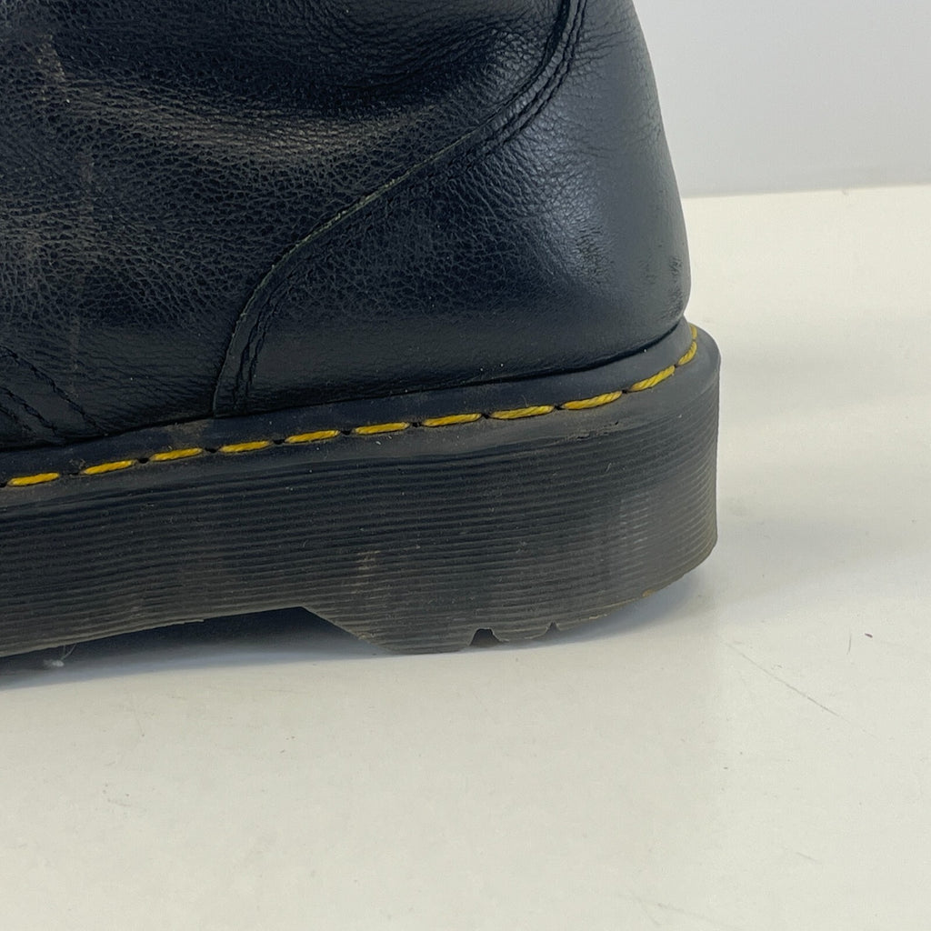 Dr. Martens Jadon III Boots Soft Black Leather Chunky Quad Platform UK 9 EU 43