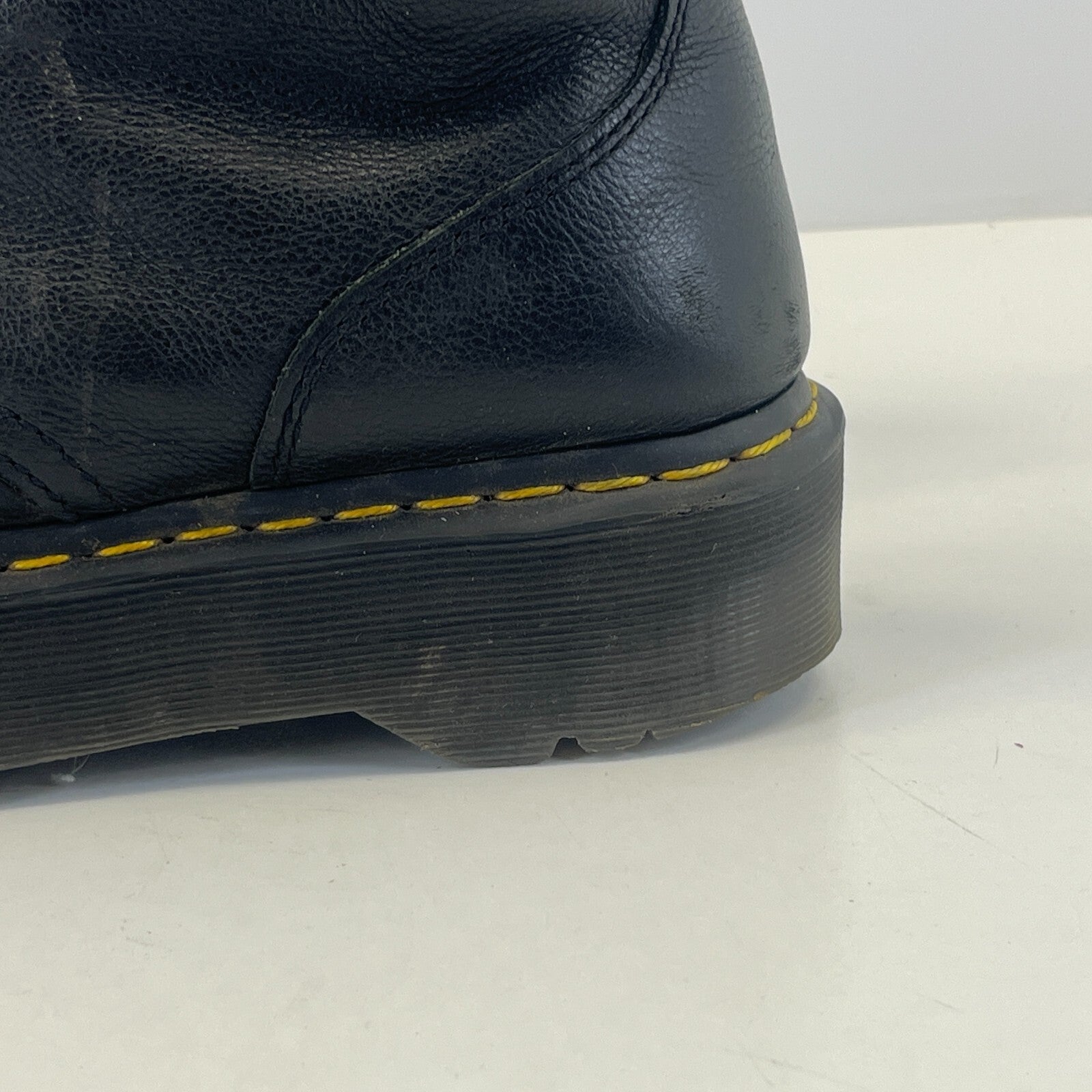 Dr. Martens Jadon III Boots Soft Black Leather Chunky Quad Platform UK 9 EU 43