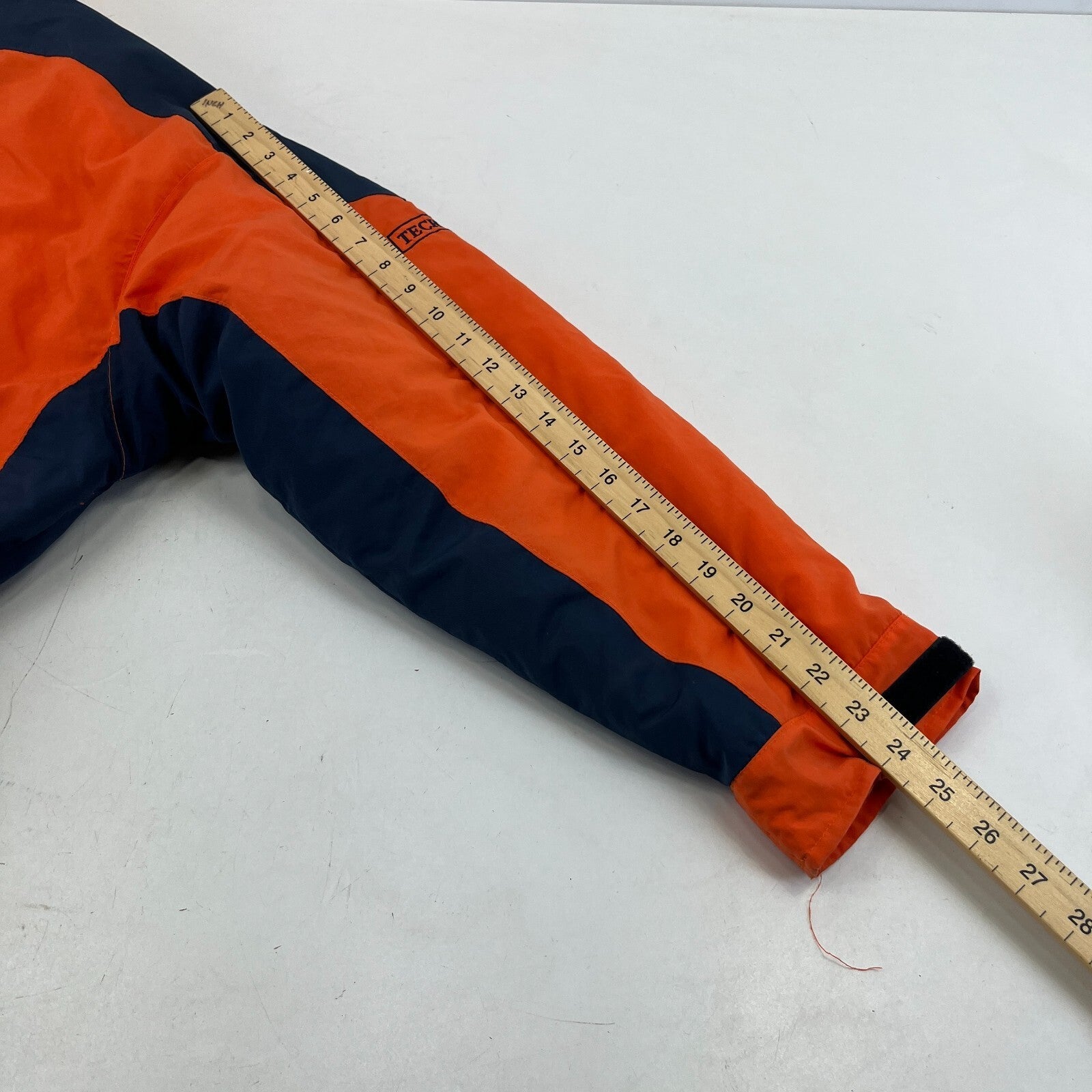 Vintage No Where Recco Ski Coat Jacket Orange/Blue Women's US 15/16 UK 18/20