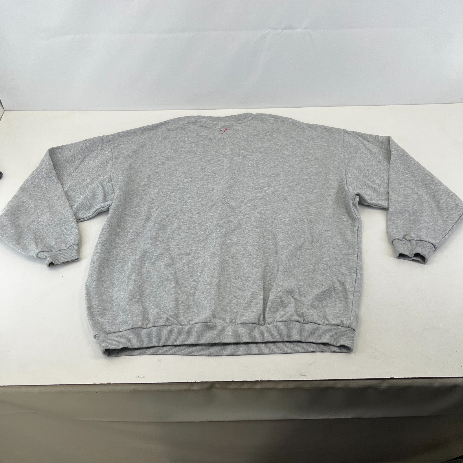Gymshark Lifting Essentials Grey Pullover Sweatshirt size Large Oversized