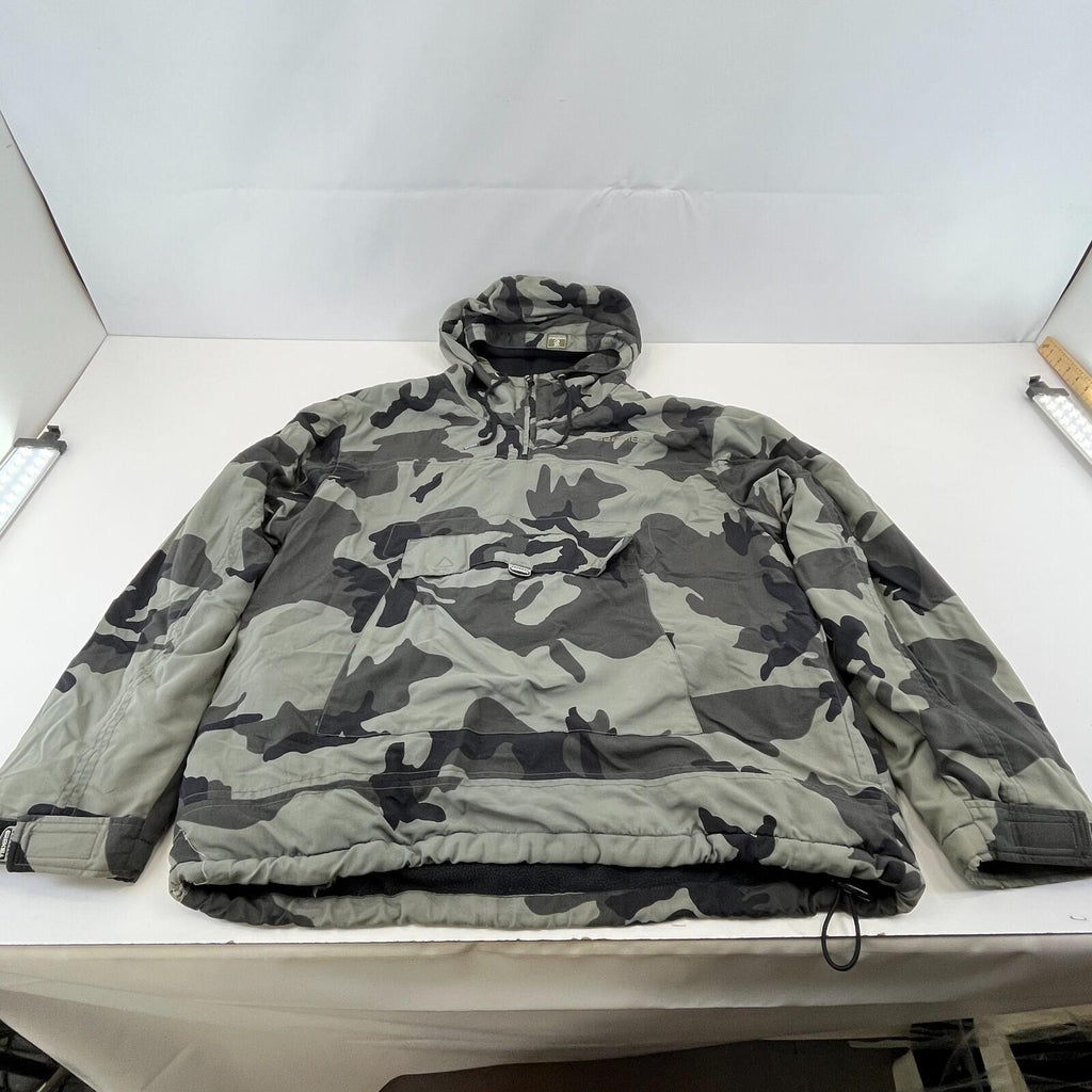 Ezekiel Grey Camo Pullover Jacket Skate Streetwear size L - E2EK1EL