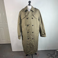 Dutch Army Military Trench Coat inc Removable Quilt Liner Khaki Green EU size 57