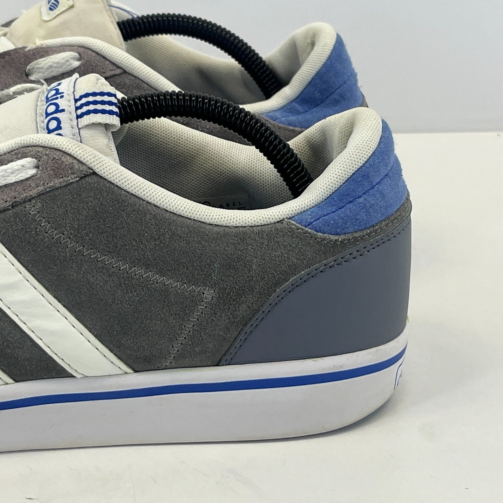 Adidas Neo Suede Leather Trainers in Grey Blue 2015 size UK 12 EU 47 1/3