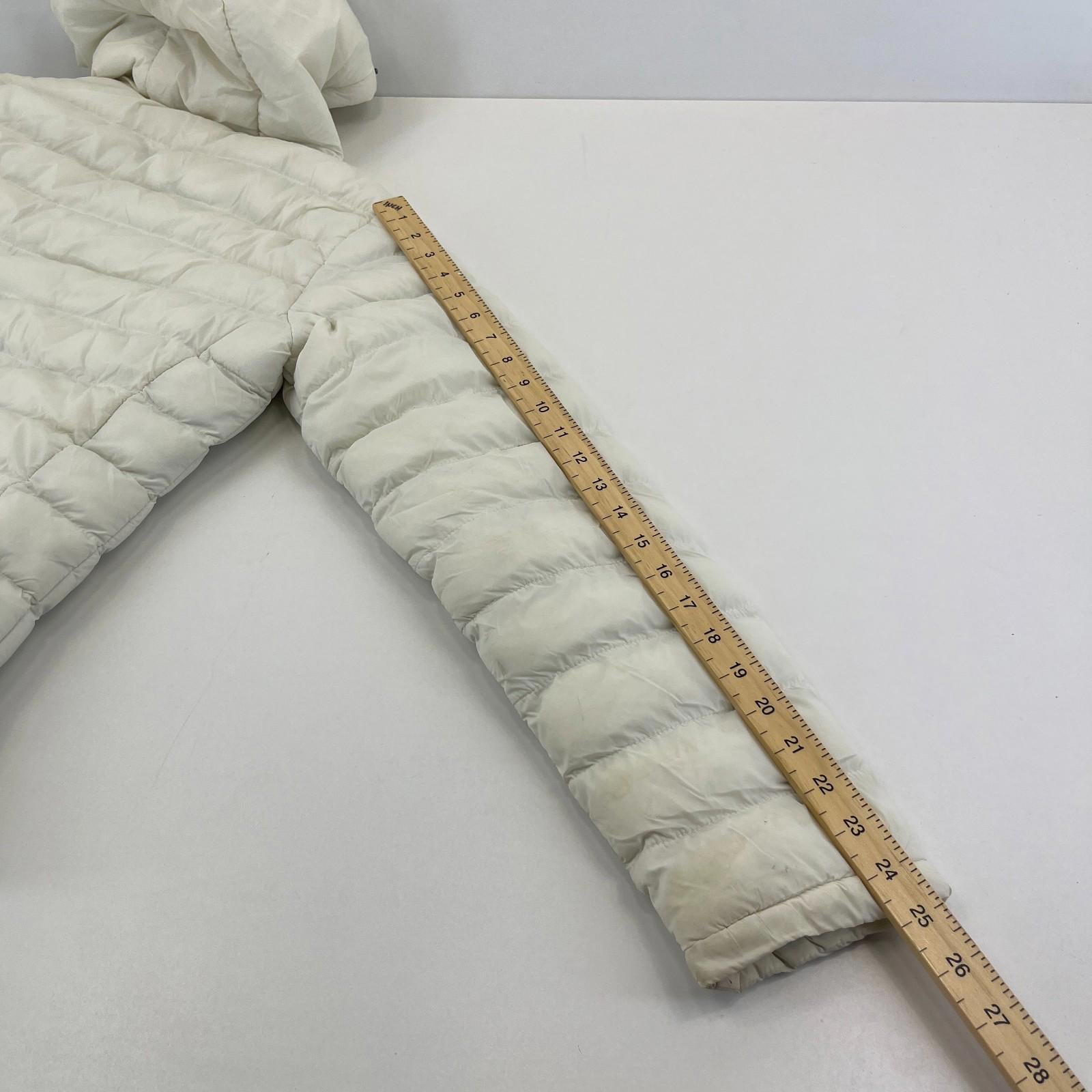 Bench White Quilted Puffer Jacket Women's size 12 (medium) Style Ludlow3