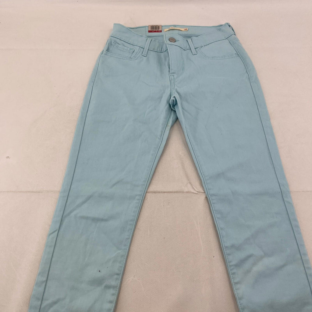 Levi's 710 Super Skinny Stretch Jeans in Baby Blue W26" L30" - See Details