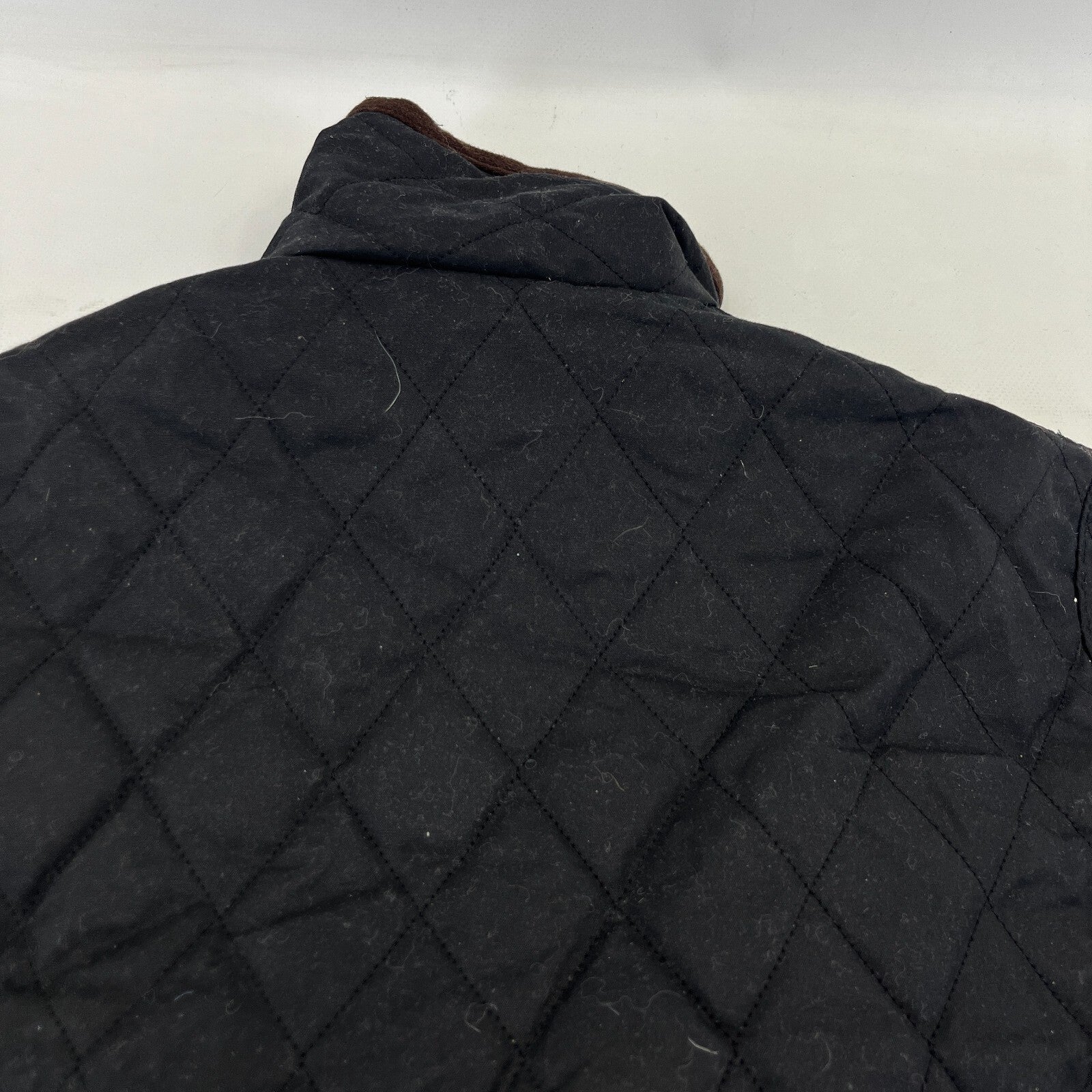 Rydale Quilted Wax Jacket UK Women's size 10 in Black with Belt