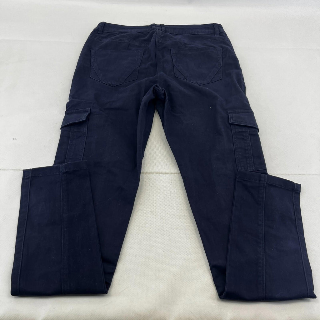 Nutmeg Slim Fit Cargo Pants Trousers Jeans in Blue UK Women's size 10 - NWOT