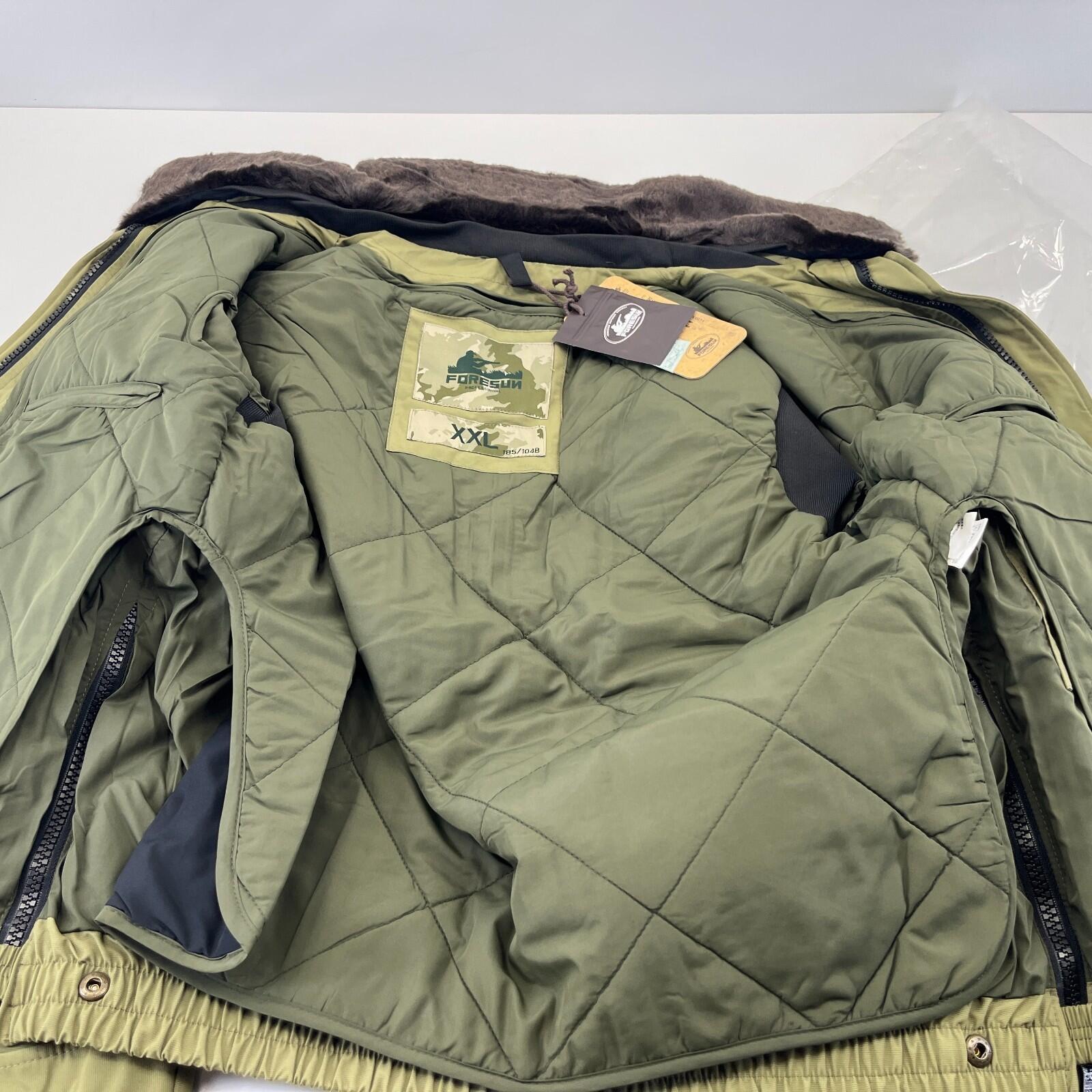 Foresun Professional Military Bomber Jacket w/ Liner & Faux Collar Shooting 2XL