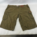 Joe Browns Mens Shorts Waist 46" Khaki Green Cargo Utility Pockets Military Style