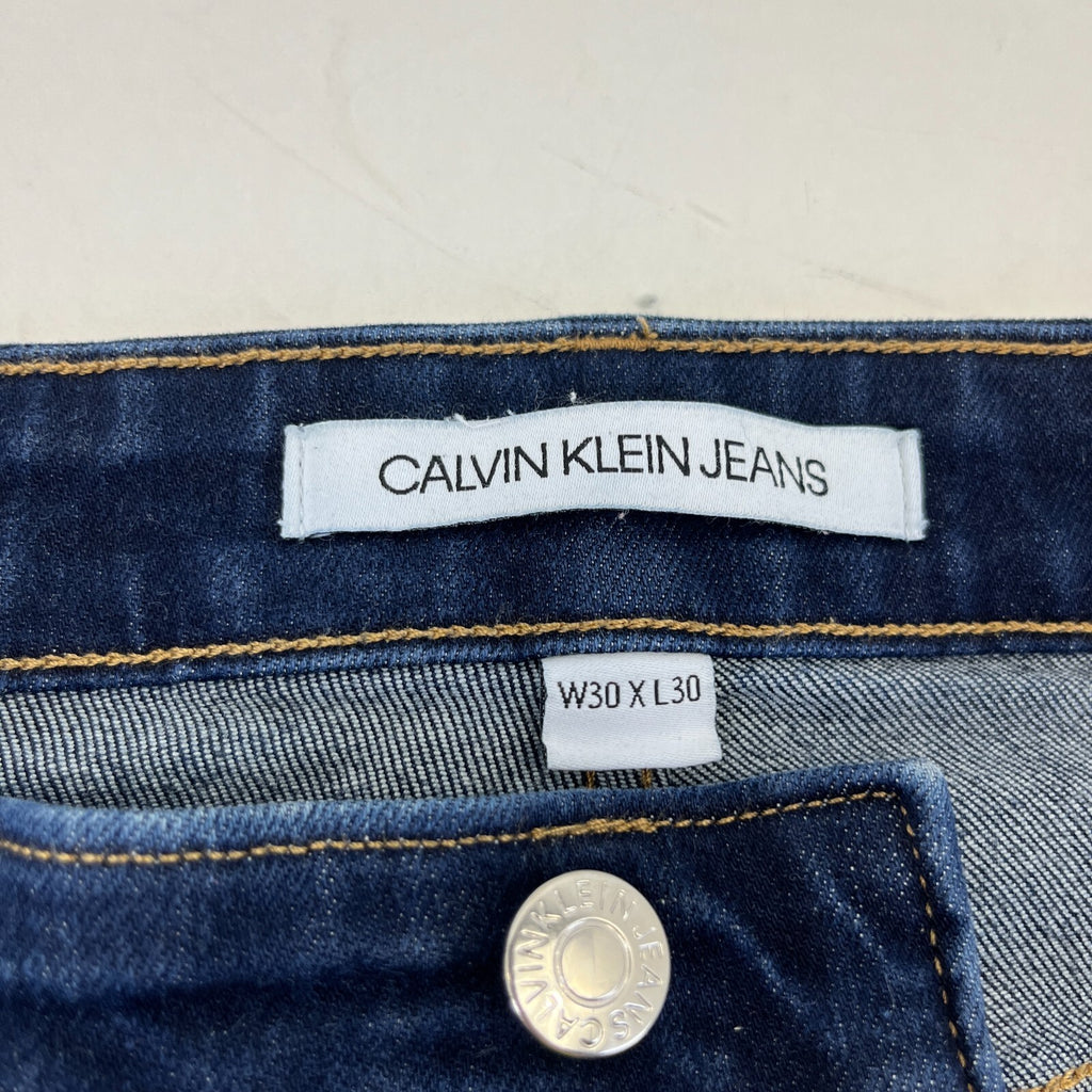 Calvin Klein Dark Blue Wash Slim Fit Jeans Men's size W30" L30" - Mint