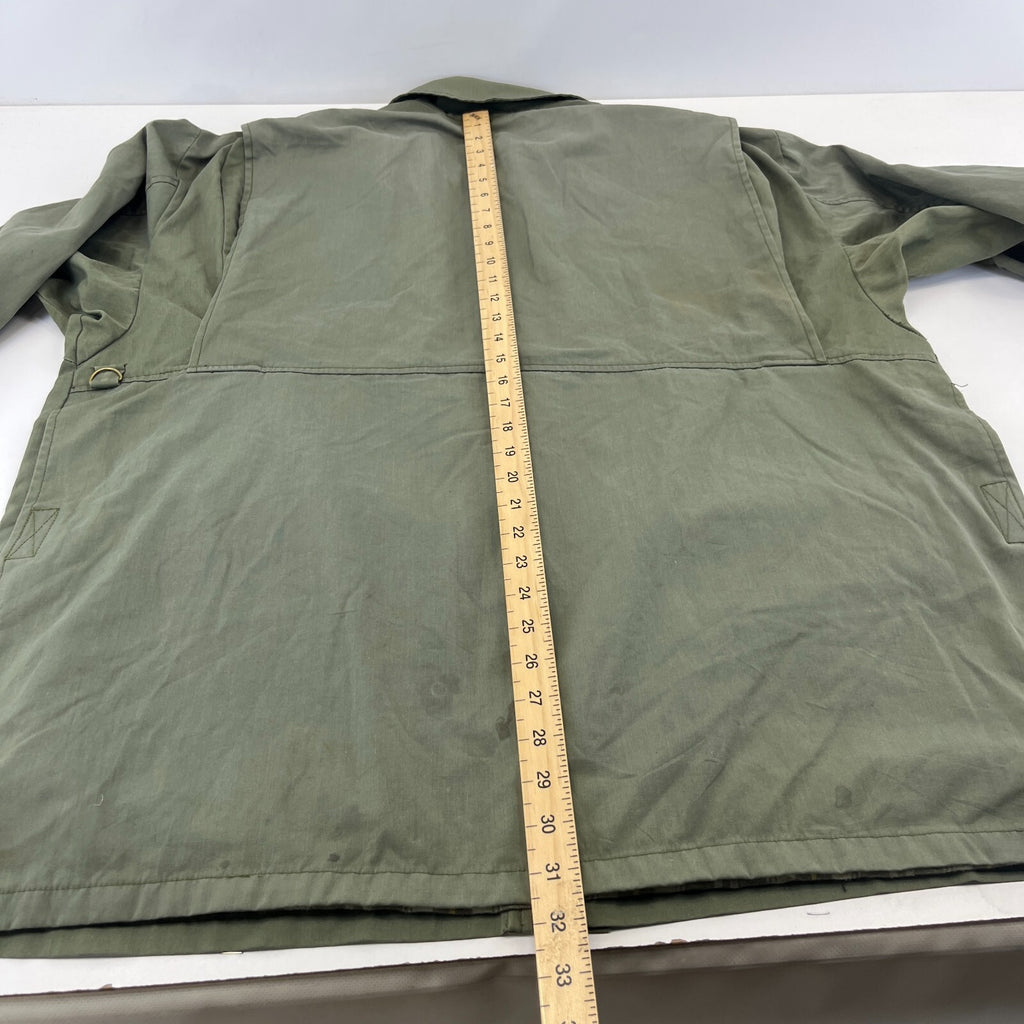 Decathlon Cropped Sleeve Shooting Hunting Jacket w/ Poachers Pocket Green UK 2XL