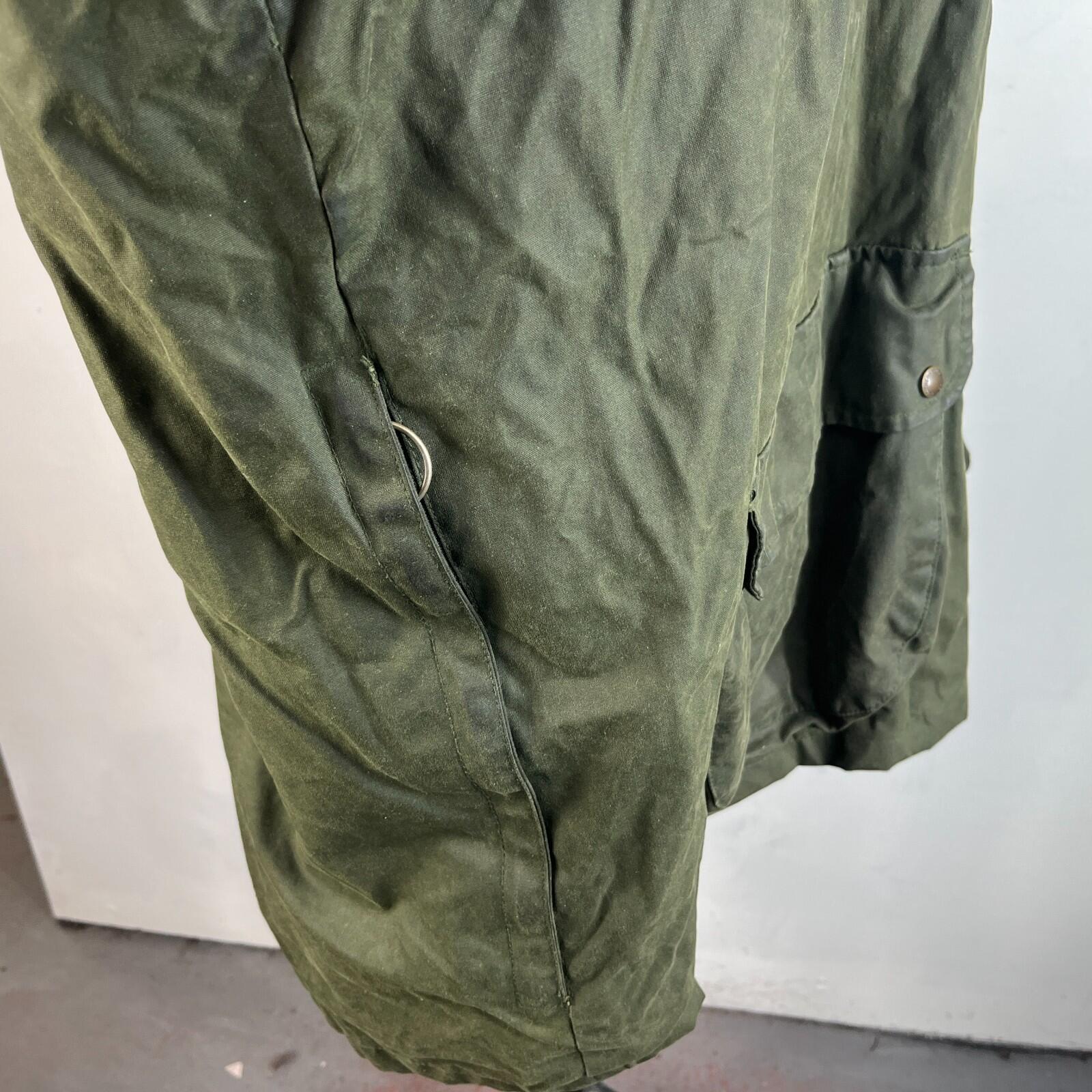 Decathlon Geologic Green Wax Jacket Size 3XL w/ Poachers Pocket Hunting Shooting
