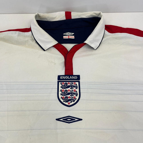 2003-05 England Umbro Home Football Shirt XL Reversible 24" Pit To Pit - VGC