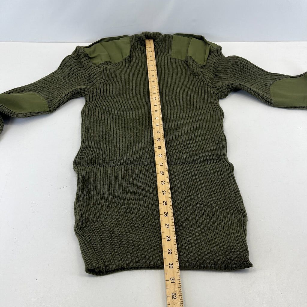 British Army Jersey Men's Heavy Olive Round Neck Jumper Jersey size 118cm