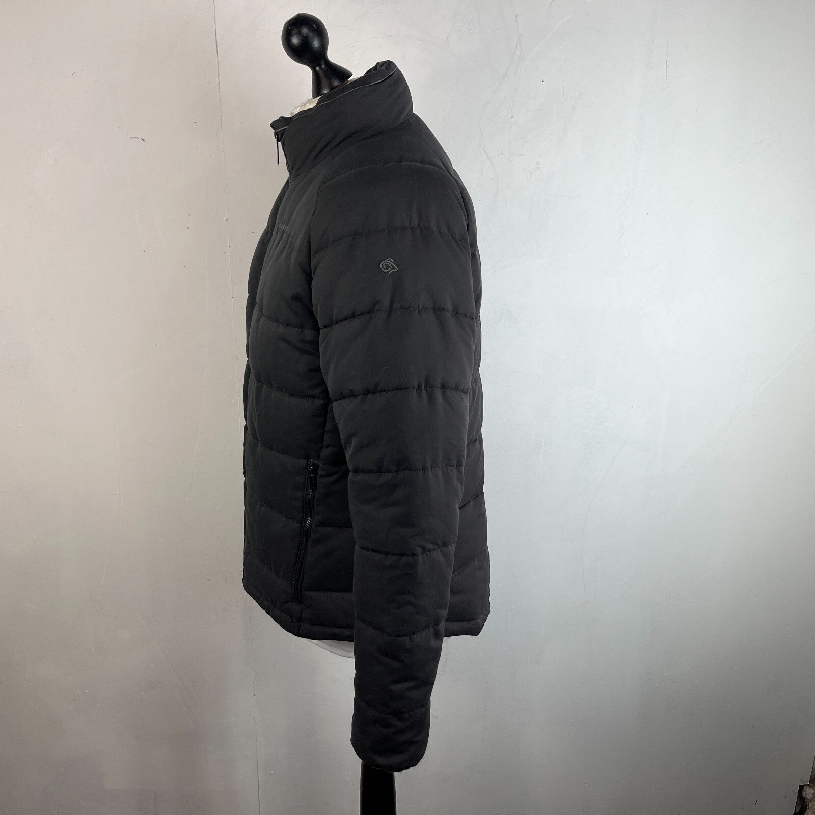 Craghoppers Men’s Insulated Quilted Puffer Jacket size M Dark Grey - VGC